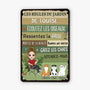 2643EFR1 les regles du jardin de stephanie avec chats  des chiens fous vivent ici  plaque personnalisee pour amoureux des chats_93262687 a23d 4707 ac81 05d21b59bf6d