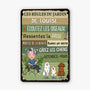 2643EFR2 les regles du jardin de stephanie avec chiens  des chiens fous vivent ici  plaque personnalisee pour amoureux des chiens_e64fb1e8 a91c 4ba9 a133 28304a2b2675