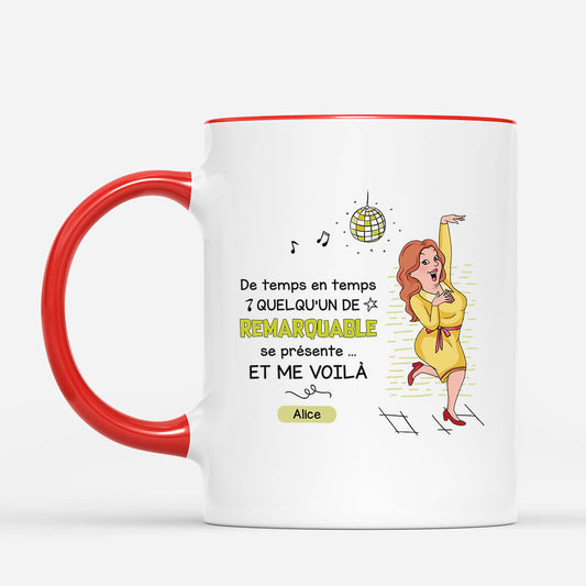 2660MFR2 quelquun de remarquable se presente  mug humour homme personnalise