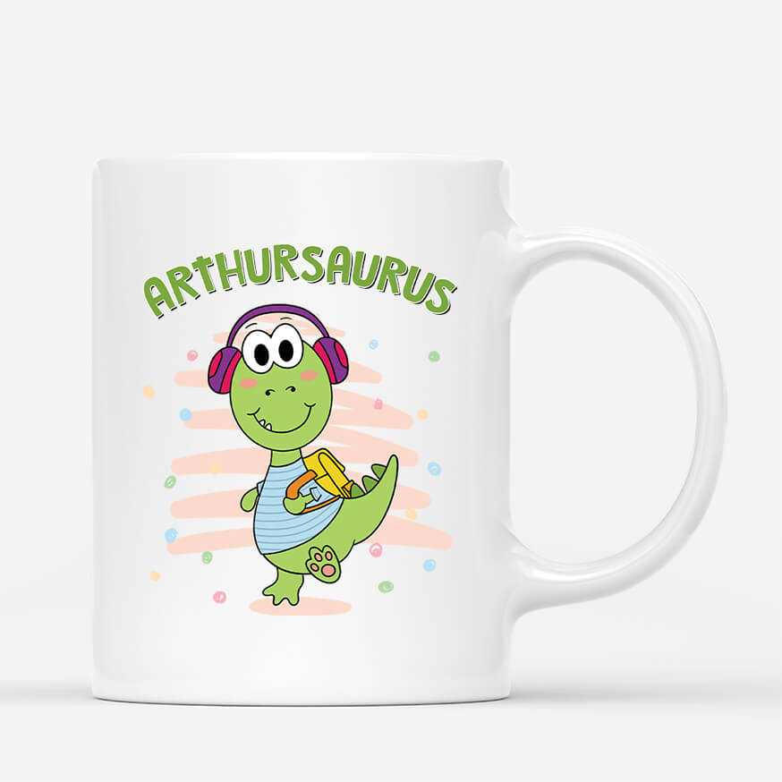 2676MFR1 arthursaurus colore  mug enfant personnalisable