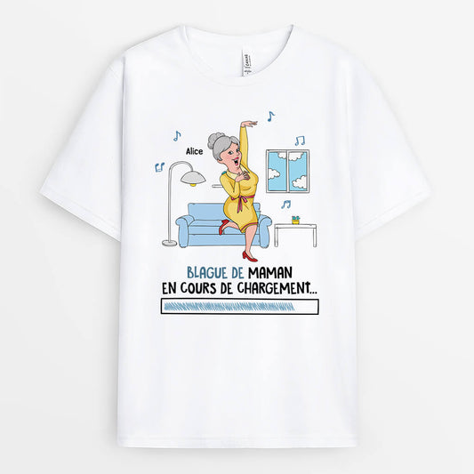 2680AFR2 blague de papa en cours de chargement  t shirt papa personnalise humour