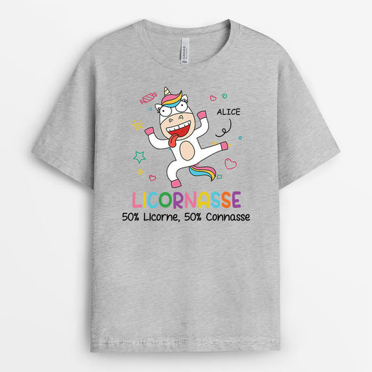 2687AFR2 licornasse  t shirt humoristique personnalise