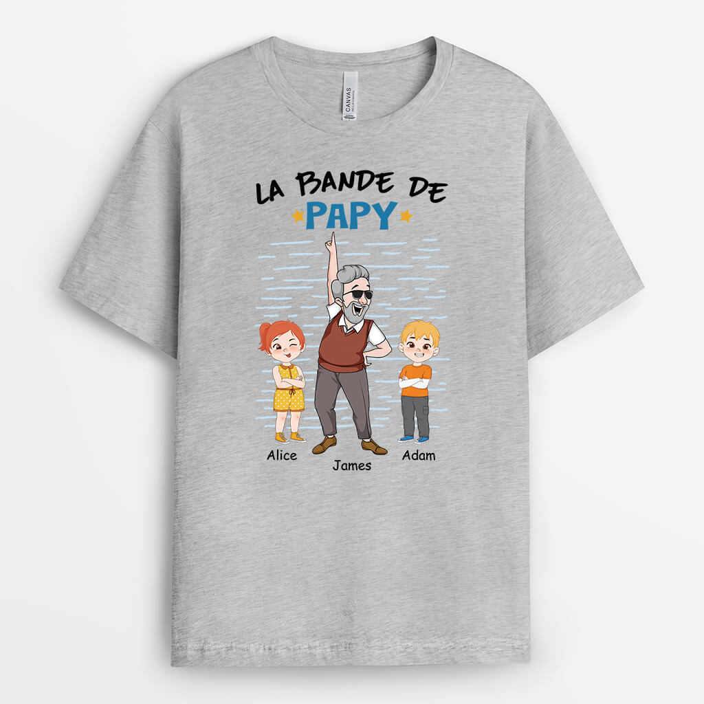 2698AFR2 la bande de mamie qui danse  t shirt personnalise mamie original