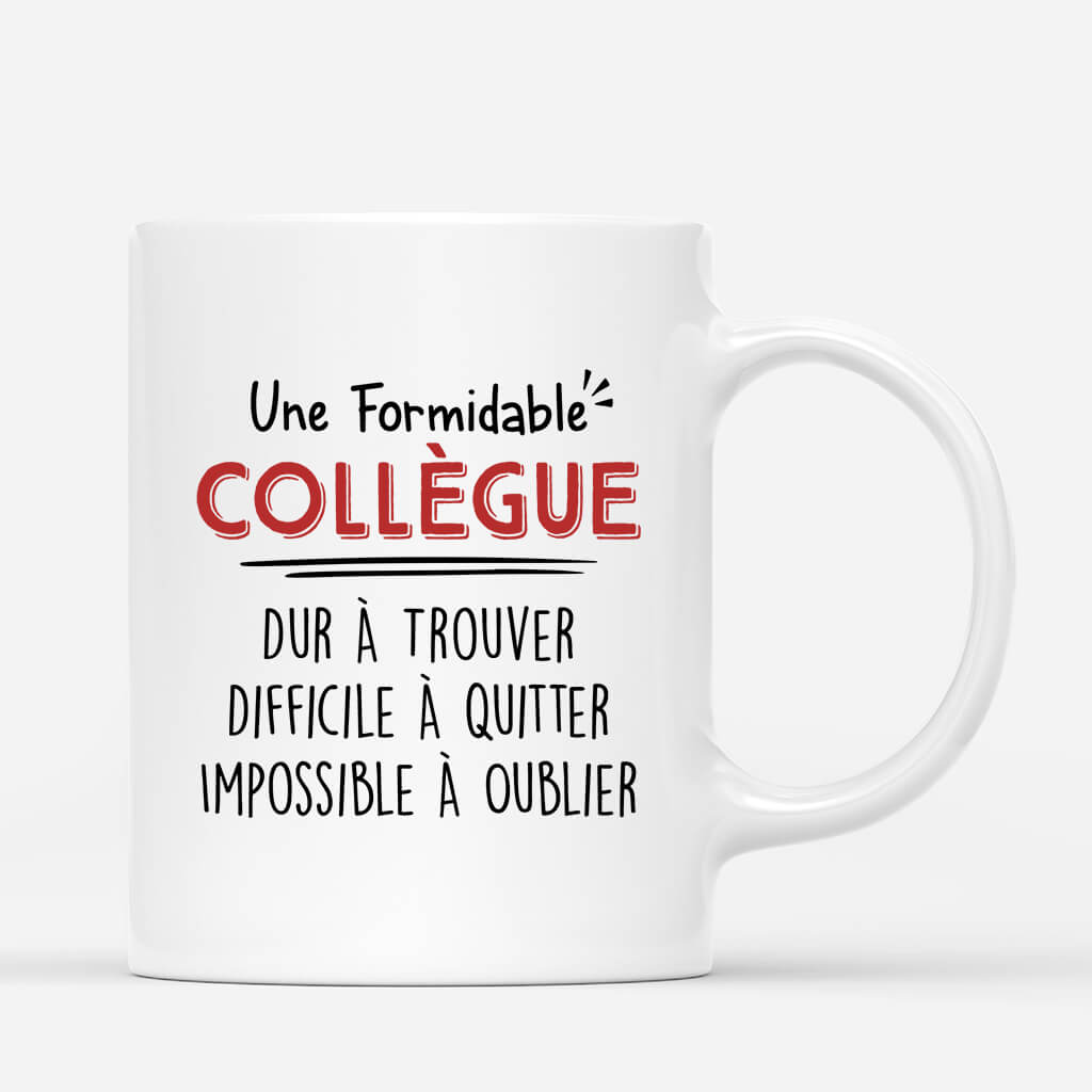 2712MFR3 une formidable collegue dur a trouver mug personnalise pour collegue