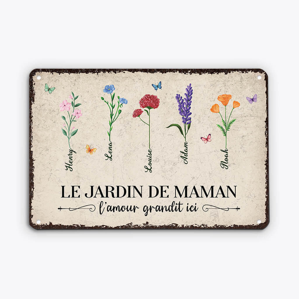 2714EFR2 lamour pousse ici plaque jardin personnalisee_9f1795c8 66f6 4572 a1ce 025807b4c308