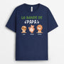 2716AFR2 la bande de maman avec petits animaux  t shirt personnalise pour maman