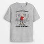 2733AFR2 quel jour sommes nous aujourdhui avec visage version homme t shirt homme cadeau personnalise retraite