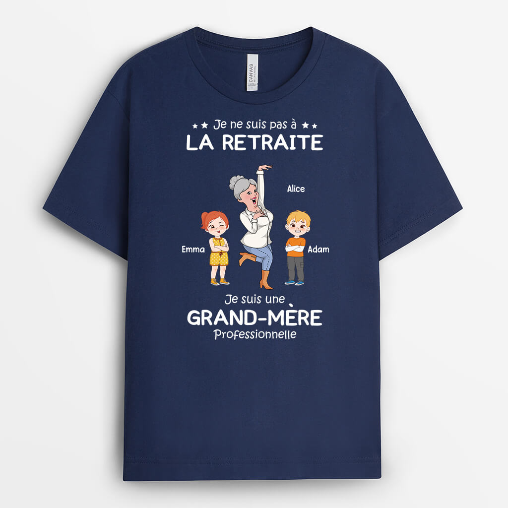 2739AFR2 je suis un papy professionnel qui danse  t shirt papy personnalise humour