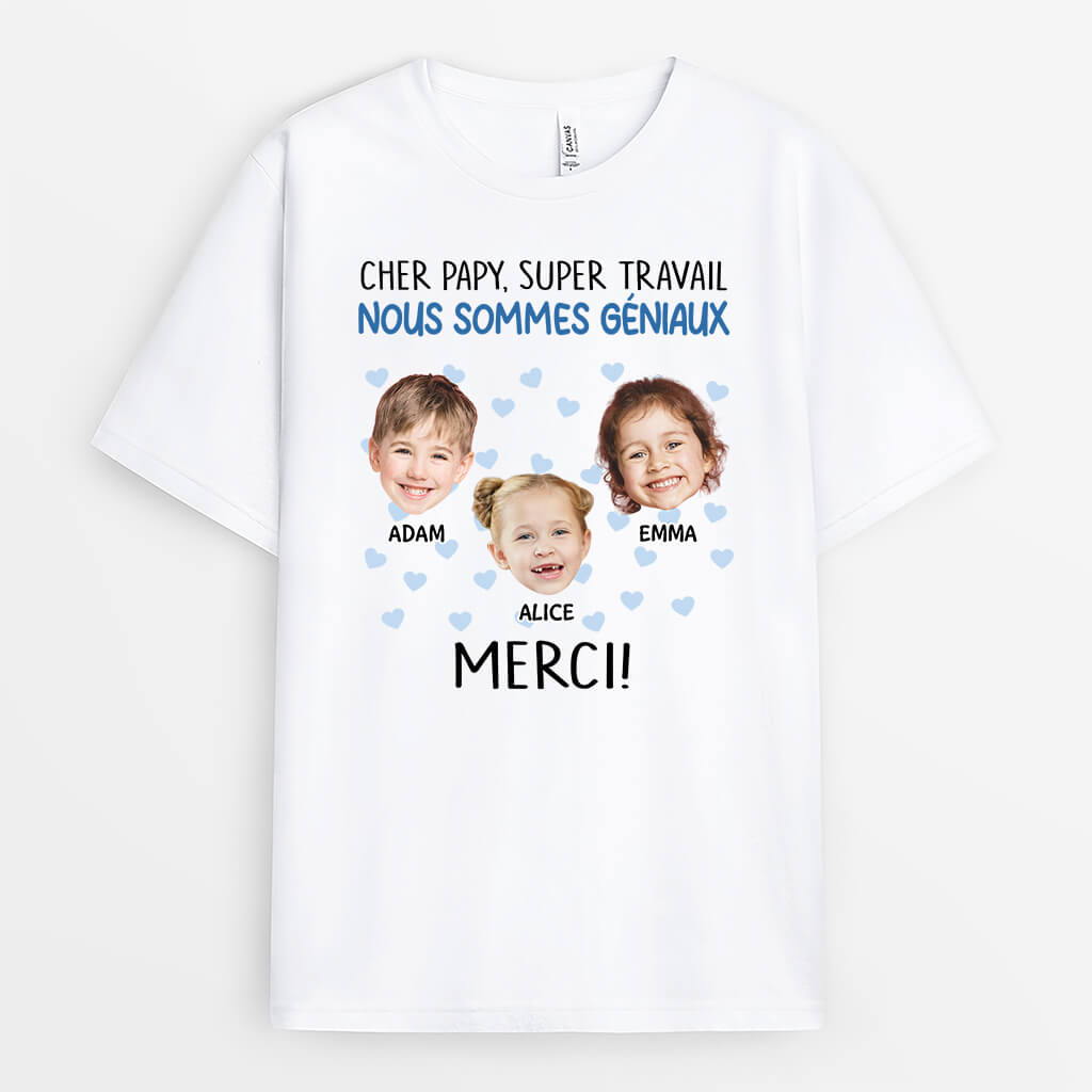 2744AFR1 chere maman super travail t shirt personnalise pour maman