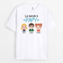 2747AFR1 la bande a papa la bande a papy version t shirt blanc tee shirt personnalise homme