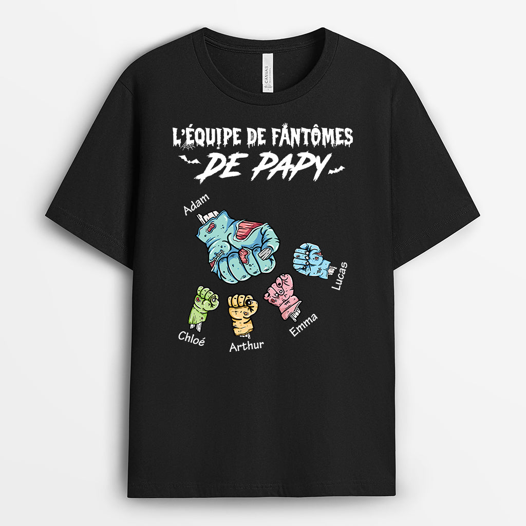 2748AFR1 lequipe des fantomes halloween de papy t shirt personnalise papy_0a7db777 279c 4867 9e20 15515ecce817