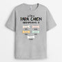 2752AFR2 ce maman papa chien appartient a avec os de chien pastel t shirt original avec chien