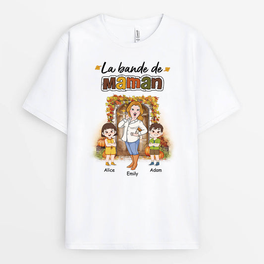 2759AFR1 la bande a mamie drole version automne t shirt personnalise mamie