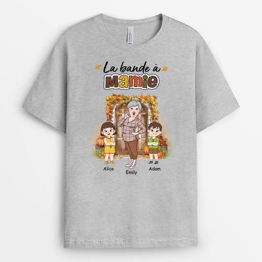 2759AFR2 la bande a mamie drole version automne t shirt personnalise mamie