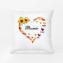 2765PFR1 maman mamie coeur version tournesol coussin femme personnalisable