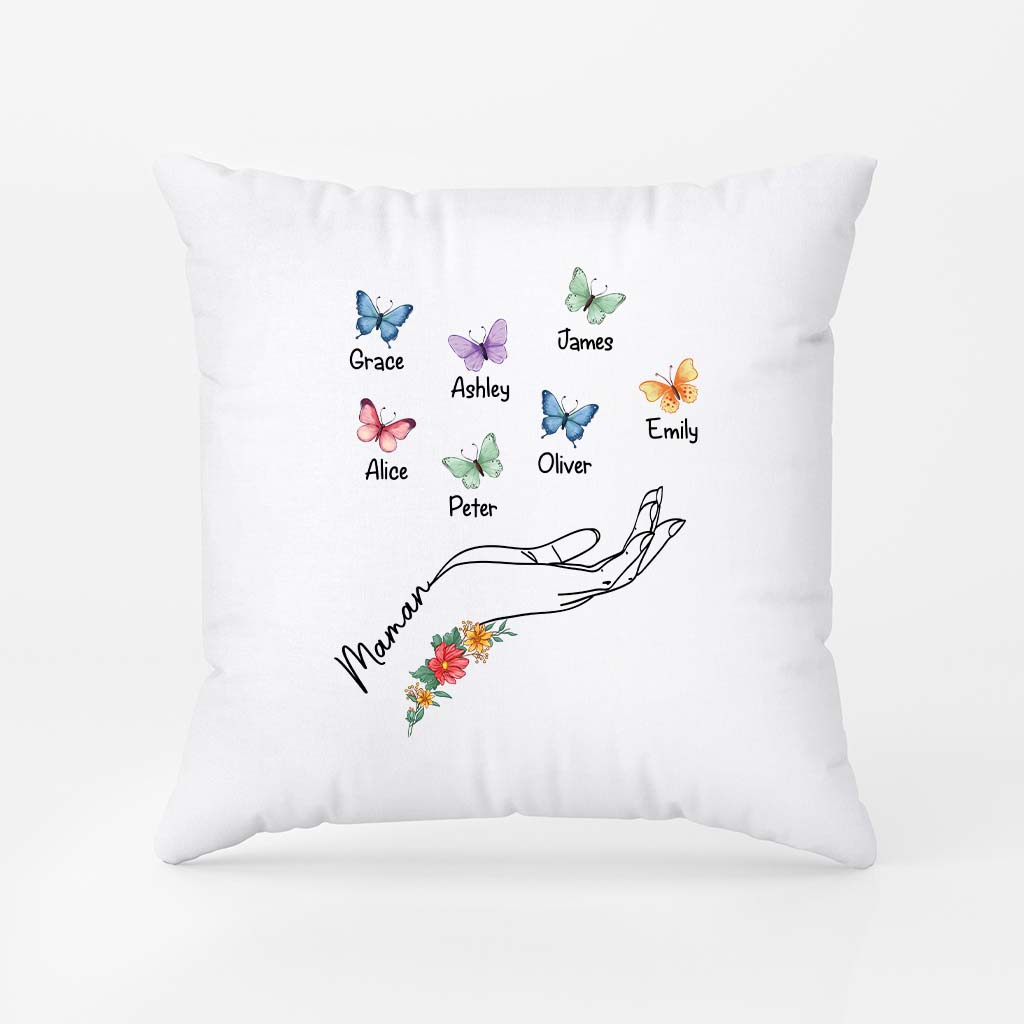 2782PFR2 coussin personnalise pour maman avec papillon 2782p6l5a