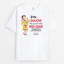 2789AFR1 si ma bouche ne le dit pas avec visage t shirt femme humour