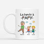 2793MFR1 la bande a papy version dessin au crayon de couleur mug personnalise papy