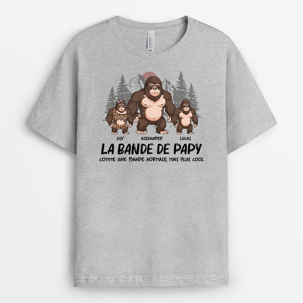 2795AFR1 la bande a papy version singes geants t shirt personnalise pour papy_2ff564e8 74fd 443e ae0a e84ed54a74b2