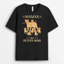 2798AFR1 maman des petits rois version tigres t shirt maman personnalisable