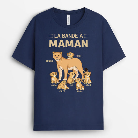 2799AFR2 la bande a maman version tigres t shirt personnalisable maman