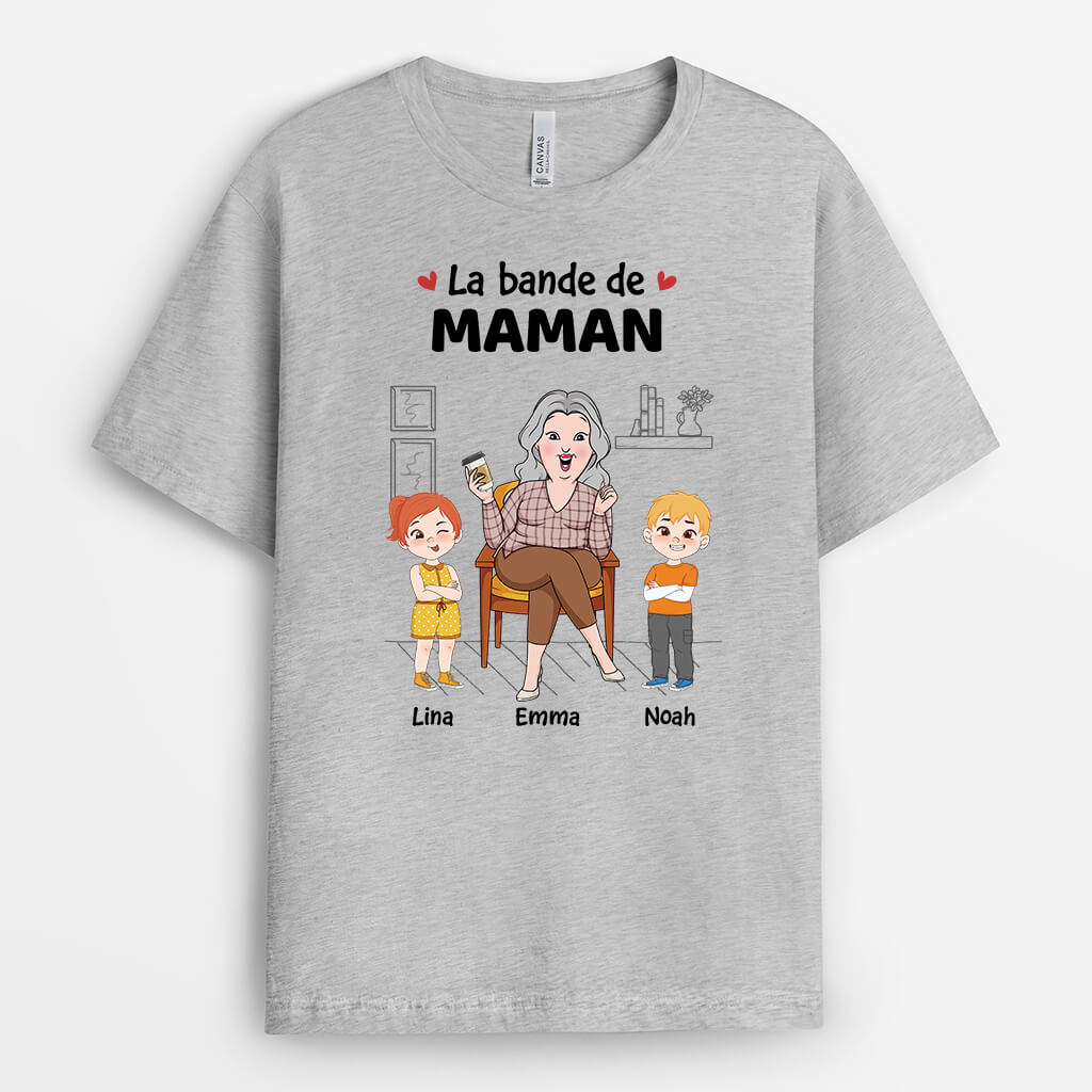 2802AFR2 la bande a mamie version maison t shirt personnalise mamie