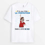 2803AFR1 si tu veux froler la perfection version homme t shirt humour homme