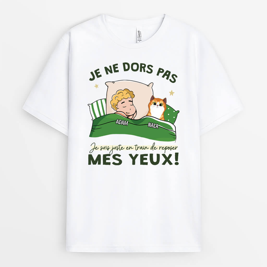 2811AFR1 je ne dors pas version chat t shirt personnalise humour avec chat_1bae343e 4f5c 4748 948e 2c152823f158