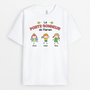 2821AFR1 le porte bonheur de mamie tee shirt personnalise mamie