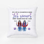 2822PFR1 les soeurs seront toujours reliees par le coeur coussin meilleure amie personnalise