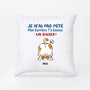 2826PFR2 mon derriere ta envoye un baiser version chat coussin chat personnalisable