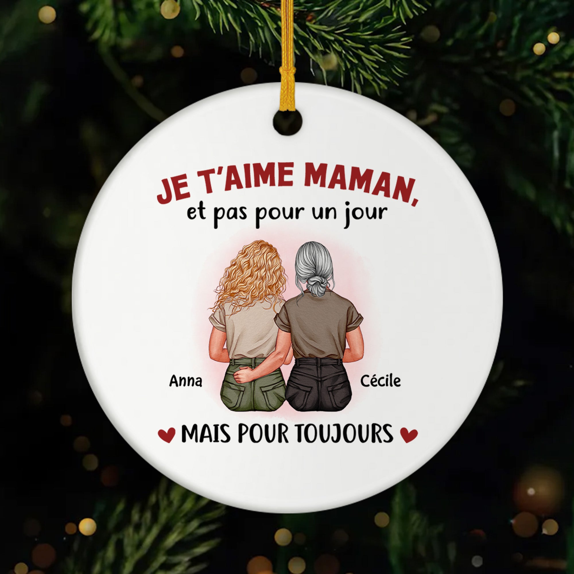 2834OFR1 ornement ceramique personnalise je taime maman 2834o6v5a