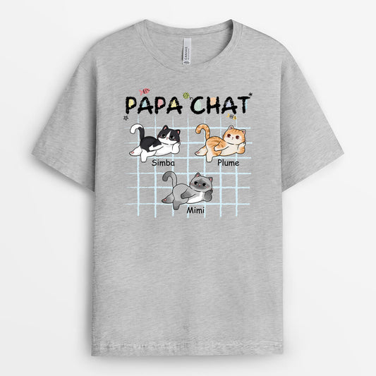 2848AFR2 maman chat adorable tee shirt personnalise chat