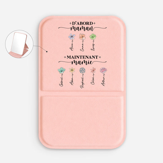 2851AFR1 dabord maman ensuite mamie miroir de poche personnalisee 2851aj6q5a