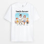 2860AFR1 famille de smith version ciel bleu tee shirt famille personnalise