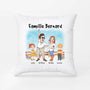 2860PFR1 famille de smith version ciel bleu coussin famille personnalise