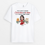 2873AFR1 tout ce dont jai besoin cest de livres et de chiens t shirt pour femme personnalise