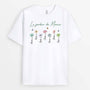 2877AFR1 le jardin de mamie version dessin t shirt mamie personnalisable