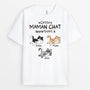 2878AFR1 cette maman chat appartient a version chats allonges t shirt personnalise chat