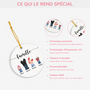 2894OFR4 ornement ceramique personnalisee nos chaussures famille 2894otv7b