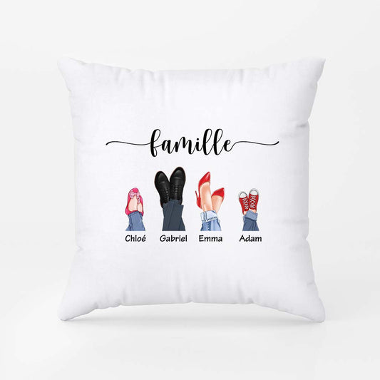 2894PFR1 famille version chaussures coussin personnalisable pour famille