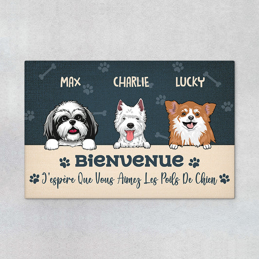 2898DFR1 jespere que vous aimez les poils de chien t shirt chien personnalise