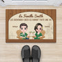 2905DFR2 les souvenirs crees ici durent toute une vie paillasson couple personnalise