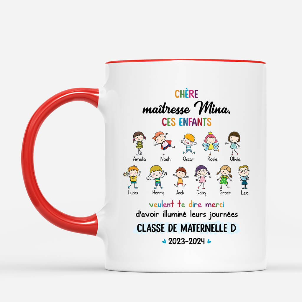 2923MFR2 chere maitresse mina mug merci maitresse personnalise