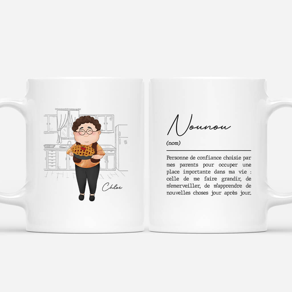 2926MFR1 definition de nounou mug pour nounou personnalise