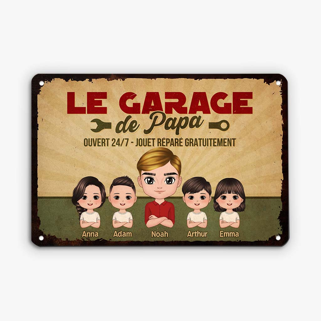 2927EFR2 le garage de papy jouet repare gratuitement plaque en metal personnalisee pour papy_680ed5cc f827 44cf 95d0 79aa491e37d4