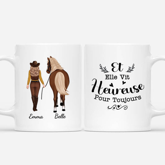 2934MFR1 et elle vit heureuse pour toujours avec son cheval mug personnalise animaux_d21e082c d639 46ae b416 d1d71c64a4d8