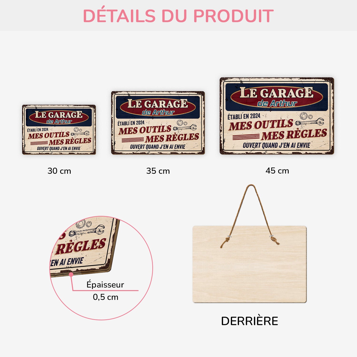 2959QFR2 plaque en bois personnalisee pour homme mes outils mes regles 2959qkl5b_e454bfd5 de27 4b43 80c5 c20a085dcd8e