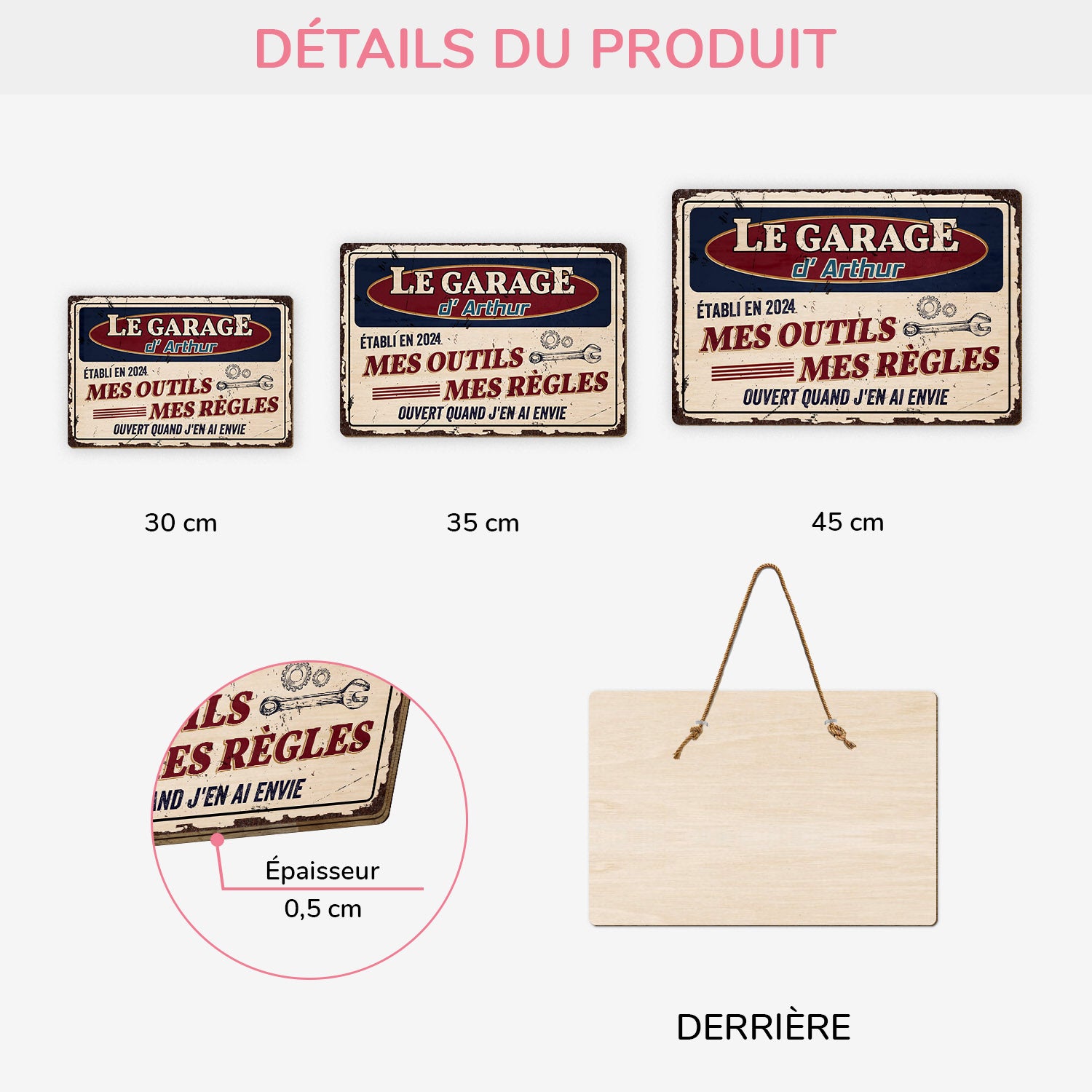 2959QFR3 plaque en bois personnalisee pour homme mes outils mes regles 2959qkl5b_db026c2f 22a7 47d8 b6e0 db8adf6a645c