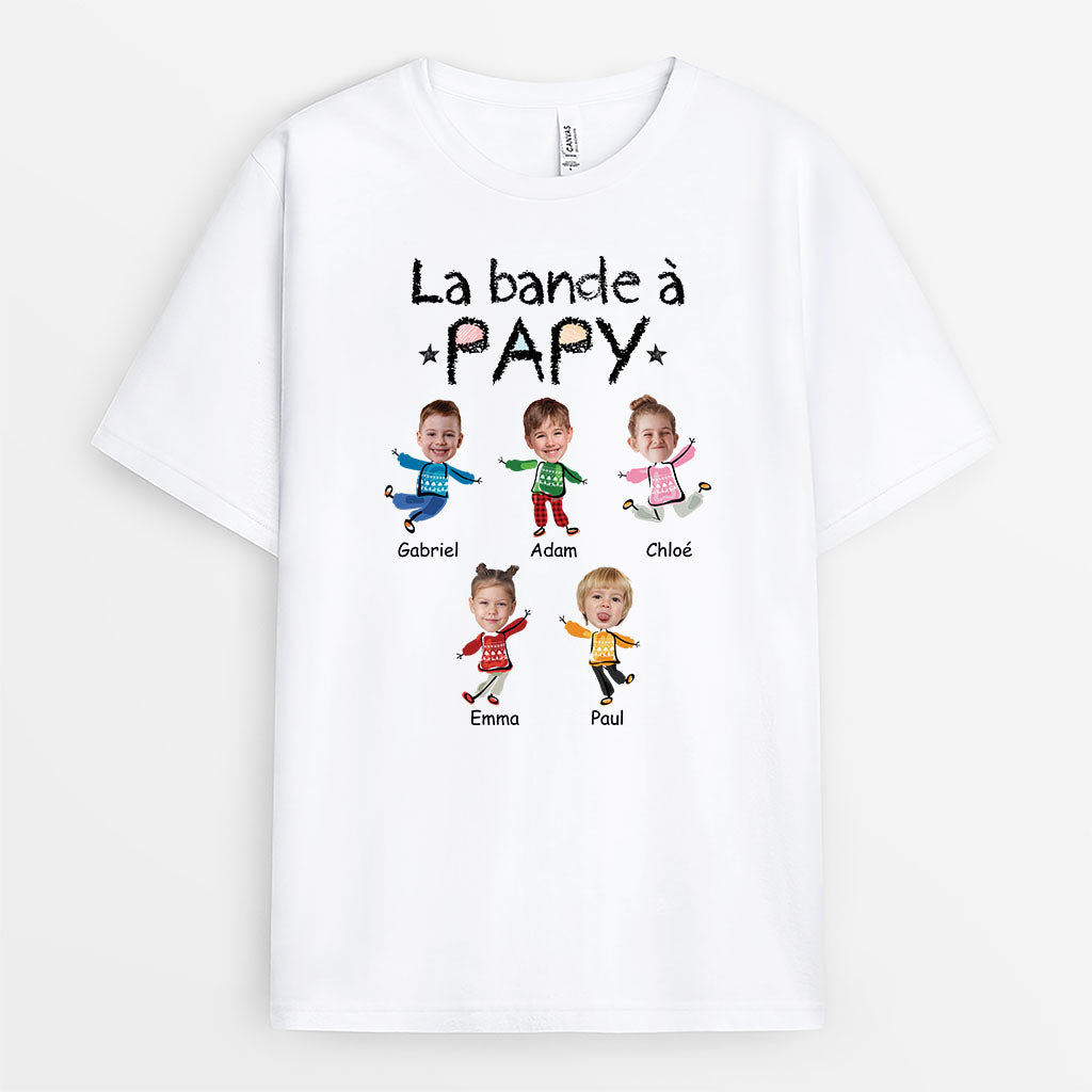 2961AFR1 la bande a papy version noel avec visages tee shirt papy personnalise pour noel_b2abb3d2 e123 49da 8e67 d8c519f13c9b